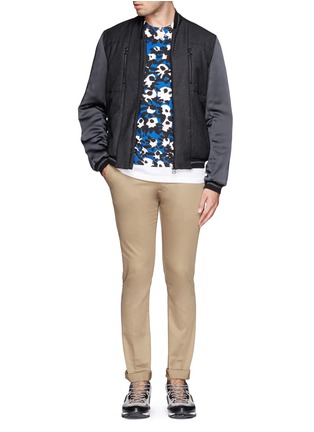 Figure View - Click To Enlarge - ACNE STUDIOS - Max Satin stretch slim-leg chinos
