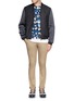 Figure View - Click To Enlarge - ACNE STUDIOS - Max Satin stretch slim-leg chinos