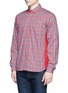 Front View - Click To Enlarge - WHITE MOUNTAINEERING - Plaid cotton twill shirt