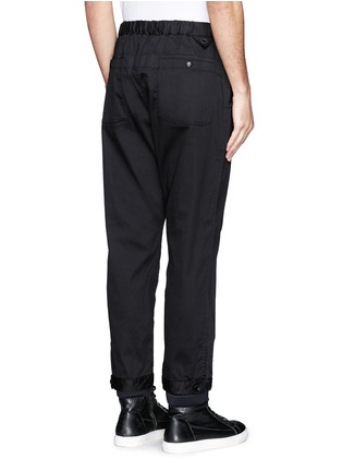 Back View - Click To Enlarge - WHITE MOUNTAINEERING - Stretch piqué pants