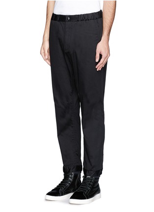 Front View - Click To Enlarge - WHITE MOUNTAINEERING - Stretch piqué pants
