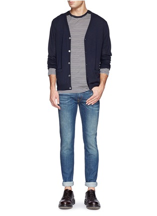 Front View - Click To Enlarge - ACNE STUDIOS - 'Ace' stretch cotton jeans