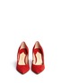 Figure View - Click To Enlarge - PAUL ANDREW - 'Kimura' wavy suede pumps