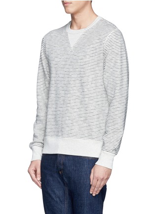 Front View - Click To Enlarge - ALEX MILL - Stripe French terry sweatshirt