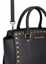 Detail View - Click To Enlarge - MICHAEL KORS - 'Selma' medium stud saffiano leather satchel