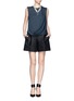 Figure View - Click To Enlarge - LANVIN - Draped front sleeveless silk top