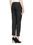Back View - Click To Enlarge - HELMUT LANG - Stretchy wool stovepipe pants