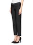 Front View - Click To Enlarge - HELMUT LANG - Stretchy wool stovepipe pants