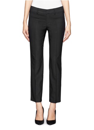Main View - Click To Enlarge - HELMUT LANG - Stretchy wool stovepipe pants