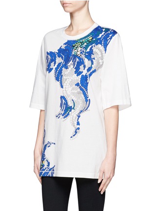 Front View - Click To Enlarge - 3.1 PHILLIP LIM - Printed oversized T-shirt