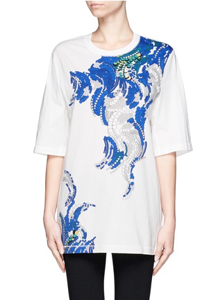 Main View - Click To Enlarge - 3.1 PHILLIP LIM - Printed oversized T-shirt