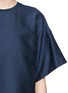 Detail View - Click To Enlarge - 3.1 PHILLIP LIM - Drop shoulder short-sleeve cotton-blend cropped top
