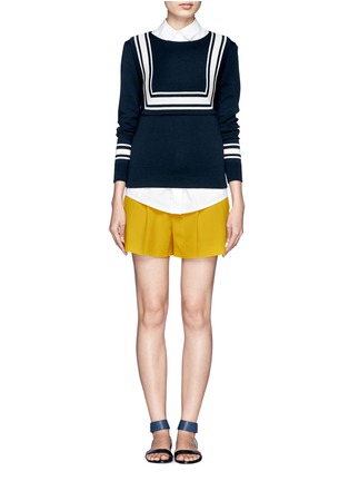 Chloé - Sailor collar wool sweater | Women | Lane Crawford