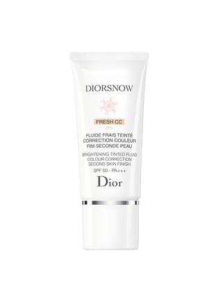 Main View - Click To Enlarge - DIOR BEAUTY - Diorsnow Brightening Tinted Fluid Colour Correction Second Skin Finish SPF50 PA+++ – 010