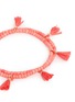 Detail View - Click To Enlarge - SHASHI - 'Laila' tassel beaded double wrap bracelet