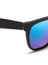 Detail View - Click To Enlarge - SUPER - 'Classic Black Flash Matte' mirror sunglasses