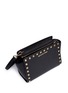 Detail View - Click To Enlarge - MICHAEL KORS - 'Selma Stud' medium saffiano leather messenger bag
