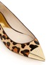 Detail View - Click To Enlarge - MICHAEL KORS - Paxton toecap leopard-print flats