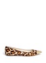 Main View - Click To Enlarge - MICHAEL KORS - Paxton toecap leopard-print flats