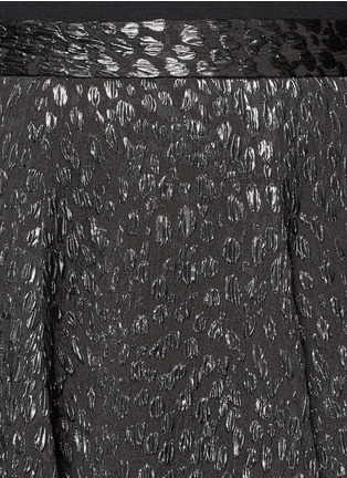 Detail View - Click To Enlarge - WHISTLES - Leopard jacquard skater skirt