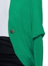 Detail View - Click To Enlarge - LANVIN - Draped wool cardigan
