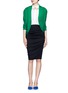 Figure View - Click To Enlarge - LANVIN - Draped wool cardigan