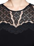 Detail View - Click To Enlarge - DIANE VON FURSTENBERG - Dahlia lace panel dress