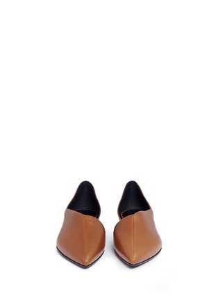 Front View - Click To Enlarge - PIERRE HARDY - 'Mirage' leather d'Orsay flats