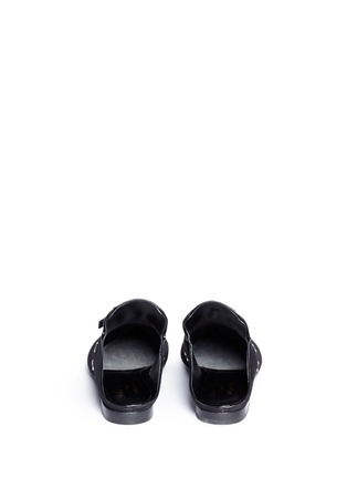 Back View - Click To Enlarge - CLERGERIE - x Robert Clergerie 'Lopal' buckle strap suede slides