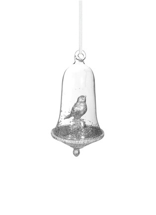 Main View - Click To Enlarge - SHISHI - Bird and cloche Christmas ornament