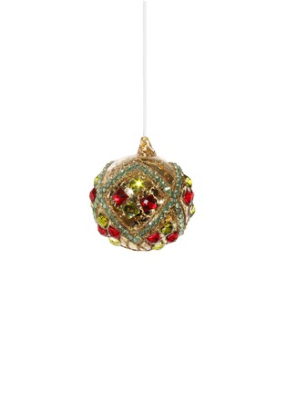 Main View - Click To Enlarge - SHISHI - Glitter beaded diamond Christmas ornament