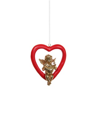 Main View - Click To Enlarge - SHISHI - Sitting angel heart Christmas ornament