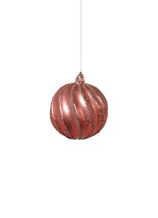 Main View - Click To Enlarge - SHISHI - Glitter twisted Christmas ornament