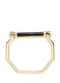 Main View - Click To Enlarge - W. BRITT - 'Octagon Bar' inset onyx bangle