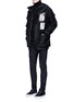Figure View - Click To Enlarge - GIVENCHY - Flag patch parka coat