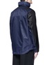 Back View - Click To Enlarge - GIVENCHY - Bicolour ballistic nylon hood jacket