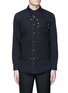 Main View - Click To Enlarge - GIVENCHY - Contrast front denim shirt