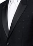 Detail View - Click To Enlarge - GIVENCHY - Satin lapel star jacquard tuxedo suit