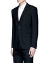 Front View - Click To Enlarge - GIVENCHY - Notched lapel wool suit