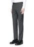 Detail View - Click To Enlarge - GIVENCHY - Notch lapel speckled wool suit