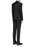 Back View - Click To Enlarge - GIVENCHY - Madonna collar wool-Mohair suit