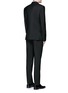 Back View - Click To Enlarge - GIVENCHY - Satin lapel wool-Mohair tuxedo suit