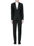 Main View - Click To Enlarge - GIVENCHY - Satin lapel wool-Mohair tuxedo suit