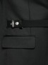 Detail View - Click To Enlarge - GIVENCHY - Belted wool blend twill blazer