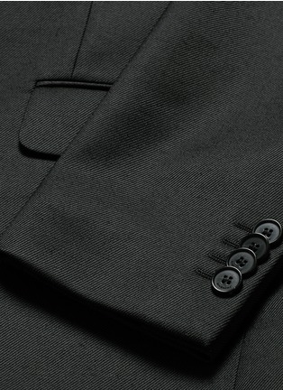  - GIVENCHY - Belted wool blend twill blazer