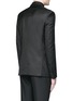 Back View - Click To Enlarge - GIVENCHY - Belted wool blend twill blazer