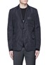 Main View - Click To Enlarge - GIVENCHY - Patch pocket nylon soft blazer