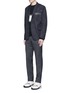 Figure View - Click To Enlarge - GIVENCHY - Patch pocket nylon soft blazer