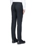 Back View - Click To Enlarge - GIVENCHY - Tuxedo stripe wool-Mohair pants