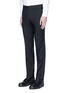 Front View - Click To Enlarge - GIVENCHY - Tuxedo stripe wool-Mohair pants